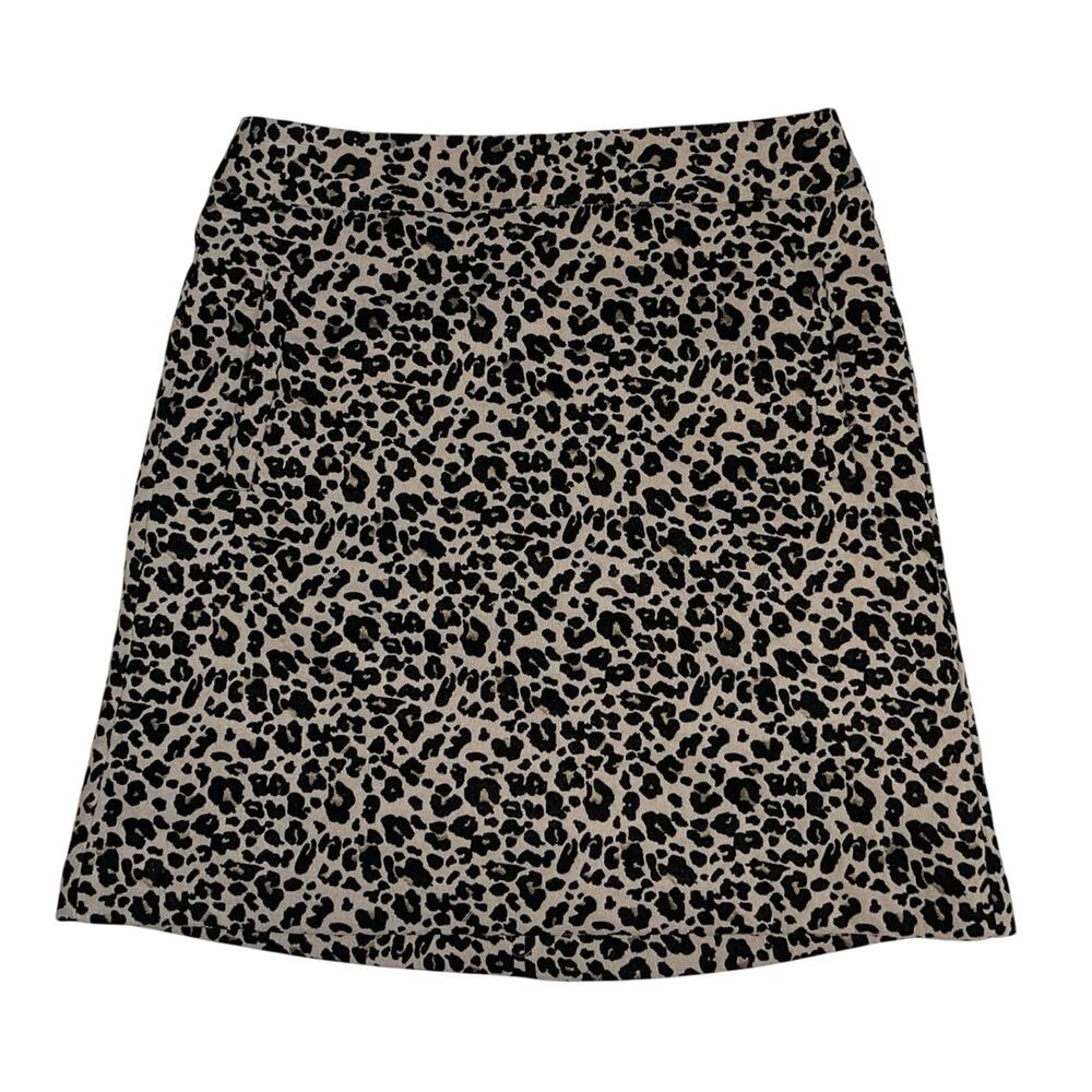 Ann Taylor LOFT Cheetah Print Mini Skirt With Pockets